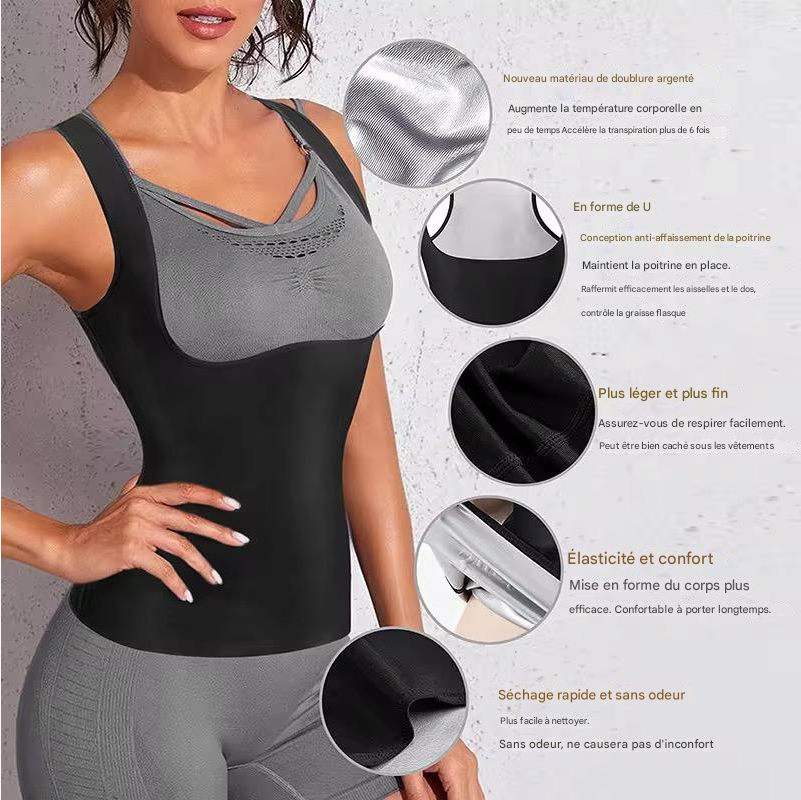 Gilet Sauna Femme - Spécial Taille Affinée