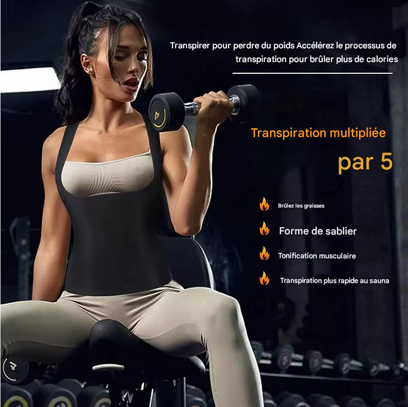 Gilet Sauna Femme - Spécial Taille Affinée