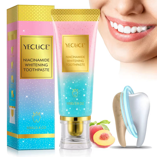 Dentifrice blanchissant à la Niacinamide – Pour un sourire éclatant et une haleine fraîche